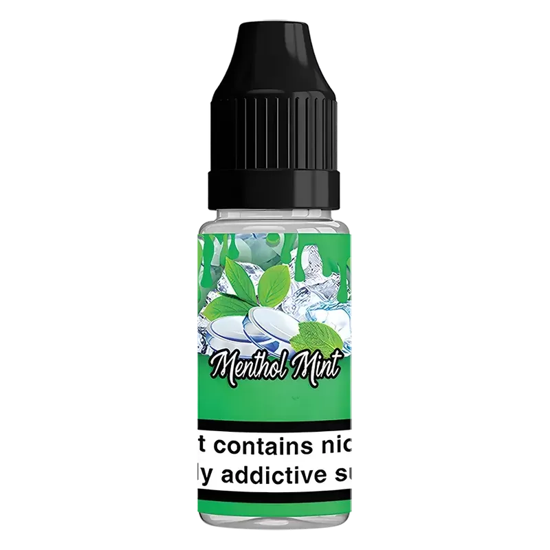 QuitterZ Menthol Mint 10ml e liquid High PG 70Pg 30Vg