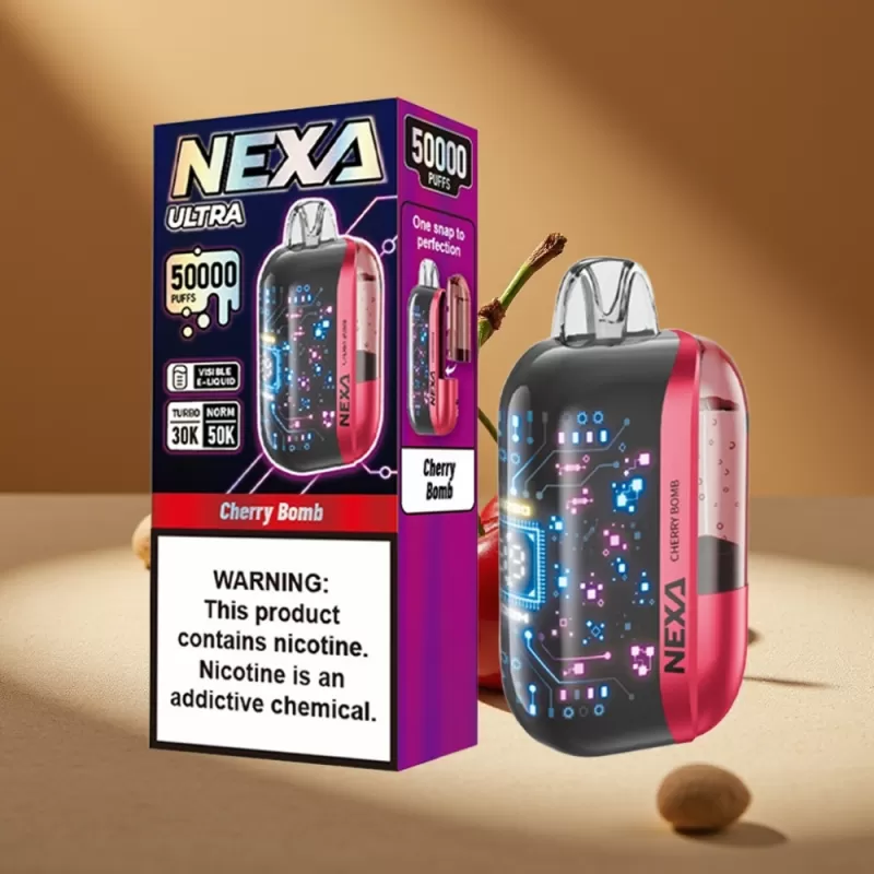 NEXA Ultra 50K Disposable Vape – 20mL, 5% Nicotine, Dual Mesh Coils - Image 2