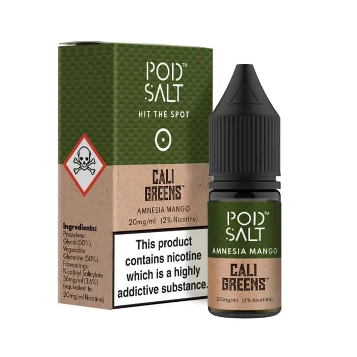 Amnesia Mango – Pod Salt Nicotine Salt E Liquid – 10ml – TPD - Vapestorm Co