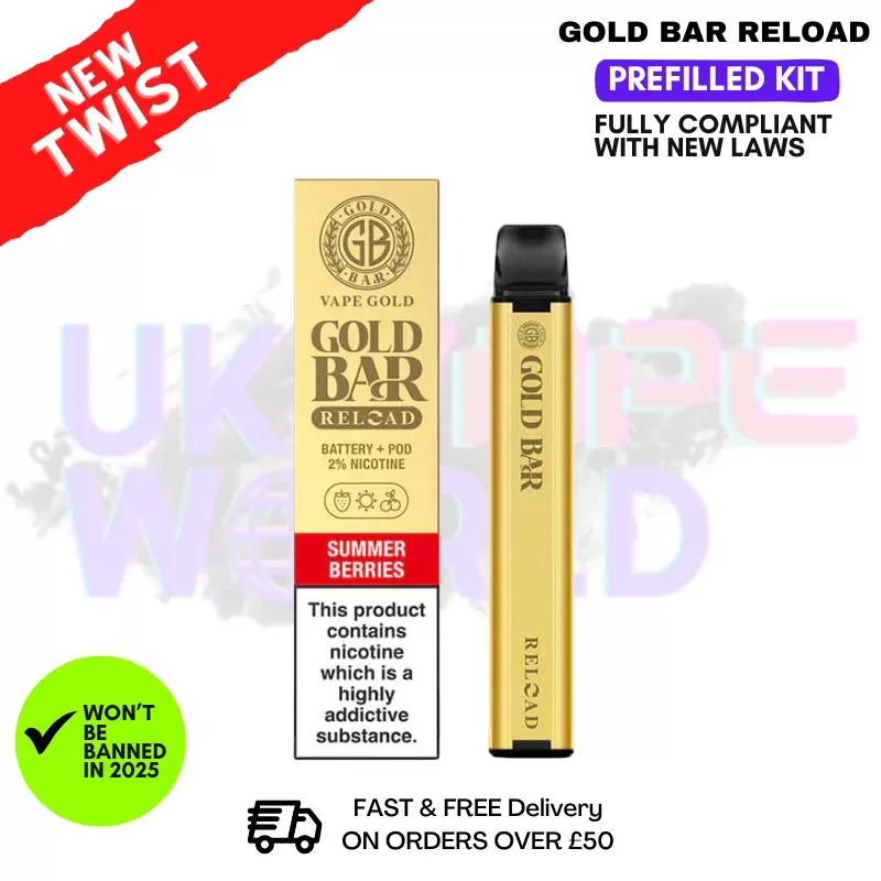 Summer Berries Gold Bar Reload Prefilled Pod Kit