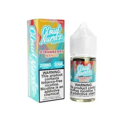 Strawberry Mango Iced Nicotine Salt by Cloud Nurdz - Size#30ml~Nicotine#25MG>50MG