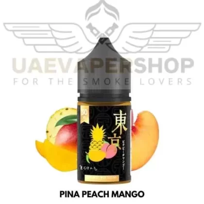 Buy Tokyo Pina Peach Mango (Golden Series 30ml) Saltnic 30mg