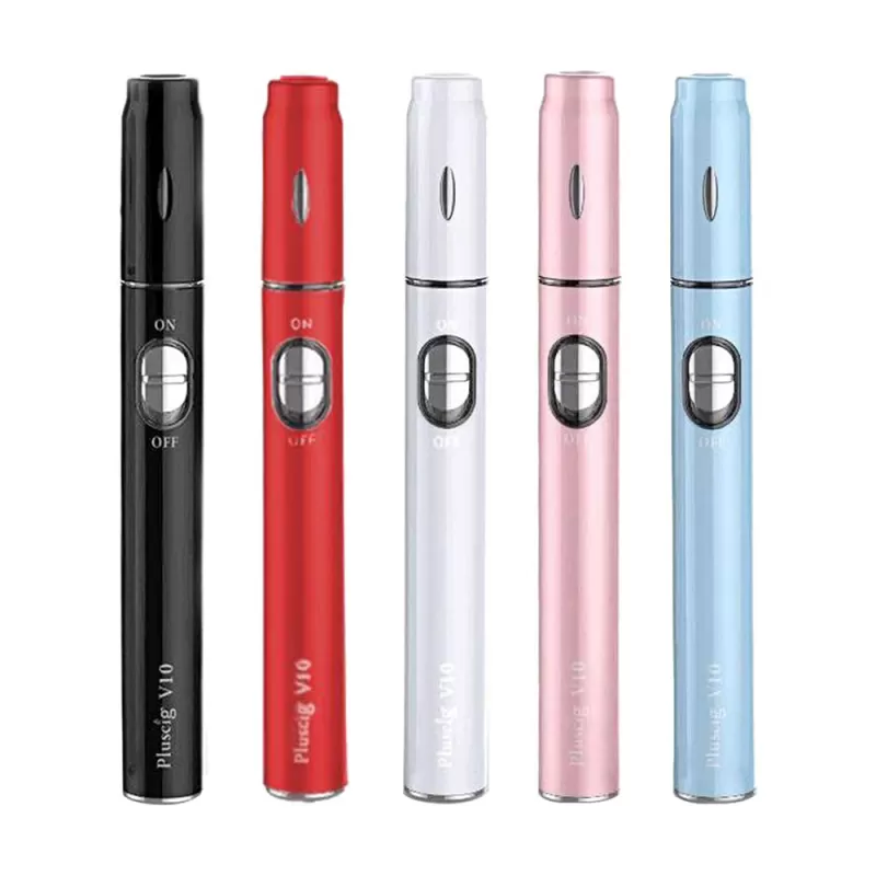 Pluscig V10 Heating 900mAh Heat Not Burn Vape Pen Kit - White