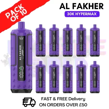Blueberry Mint AL Fakher 30K Kits Box Of 10