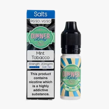 Mint Tobacco Nic Salt E-Liquid by Dinner Lady - 20mg