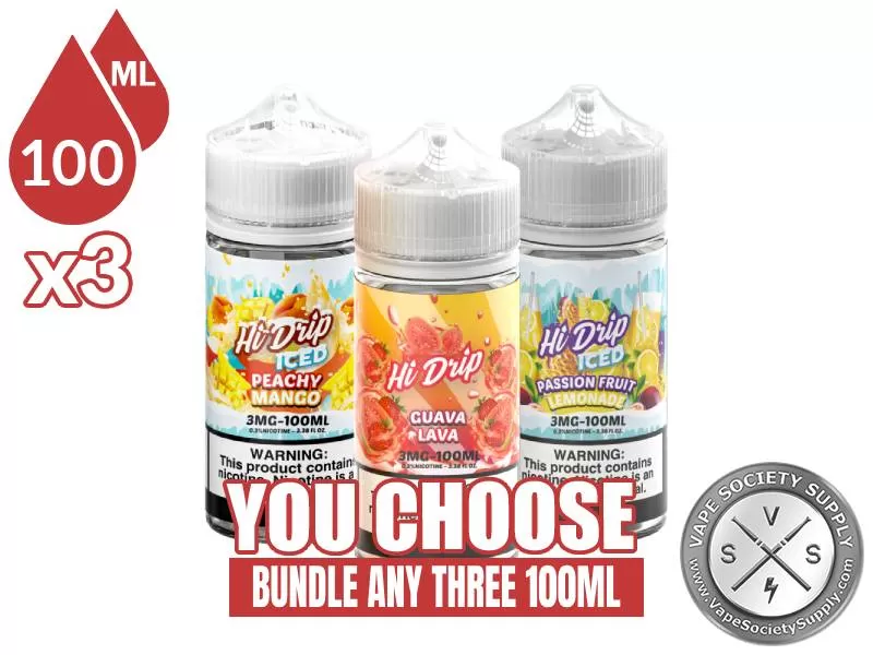 Hi Drip Bundle 3x100ml (300ml)
