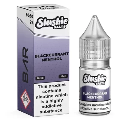 Blackcurrant Menthol Slushie Bar Nic Salts E-Liquid