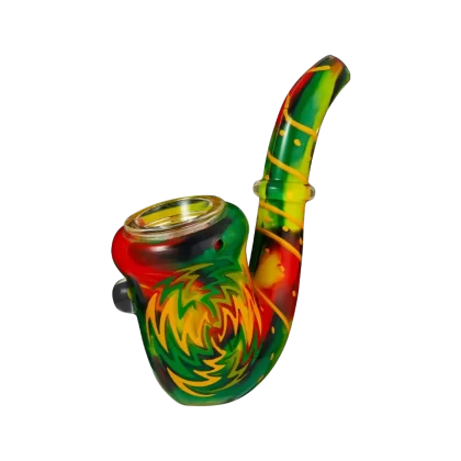 Eyce ORAFLEX Sherlock Spoon Pipe - Rasta