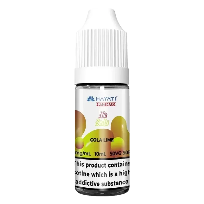 Hayati Pro Max Cola Lime Nic Salt Vape Juice - Strength#10mg>20mg (40BA5F)