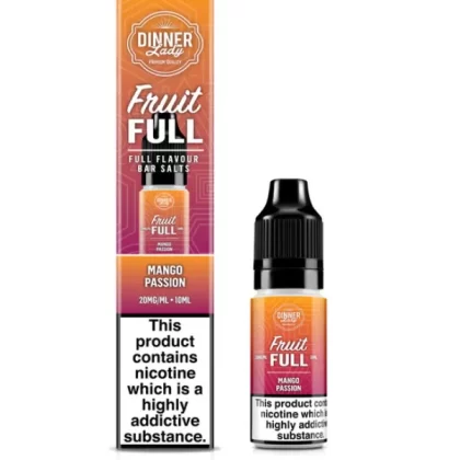 MANGO PASSION BAR SALTS DINNER LADY FRUIT FULL 10ML E-LIQUID
