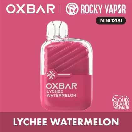 Rocky Vapor Oxbar Mini 1200 Disposable Vape – Lychee Watermelon