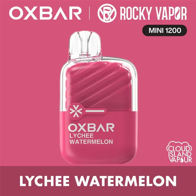 Rocky Vapor Oxbar Mini 1200 Disposable Vape – Lychee Watermelon