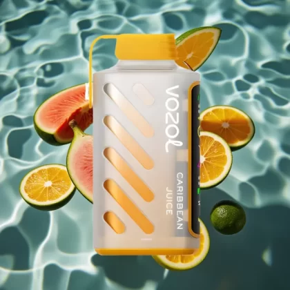 VOZOL Gear Power 20000 Puffs Disposable Vape with S.i.L.C. Tech & Dual Mesh Coil – Caribbean Juice - Bangvapeaustralia