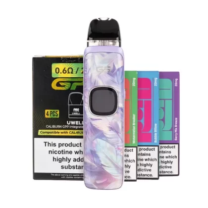 Uwell Caliburn G5 Pod Kit Bundle - Black Gold / 0.9ohm