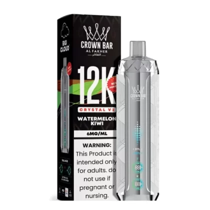 Watermelon Kiwi AL Fakher Crown Bar Crystal V2 12000 - Vape Store