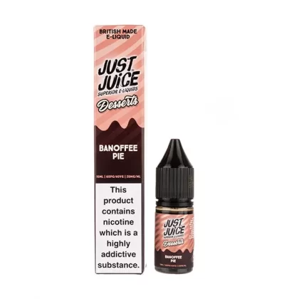 Banoffee Pie Nic Salt E-Liquid by Just Jam Desserts - 10mg