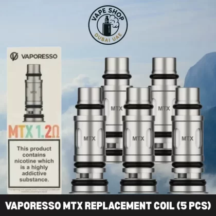 VAPORESSO MTX Replacement Coil (5 PCS) in Dubai, UAE - Vape Product, Vape Product (5C3F00)