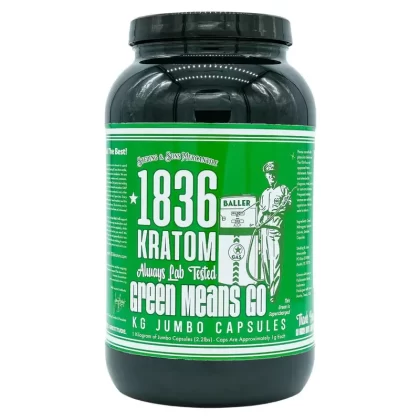 1836 Kratom 1 Kilogram Capsules - Atomic Maeng Da1 Kilogram Caps, Great White1 Kilogram Caps