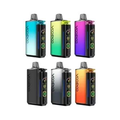 VooPoo VRIZZ 24W Pod Kit - Color#Iris Blue>Midnight Black>Phantom Purple>Silver Black>Spring Green>Sunset Orange (E53D1D)