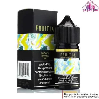 Fruitia Banana Ice Nic Salt E-Liquid 30mg – 30ml