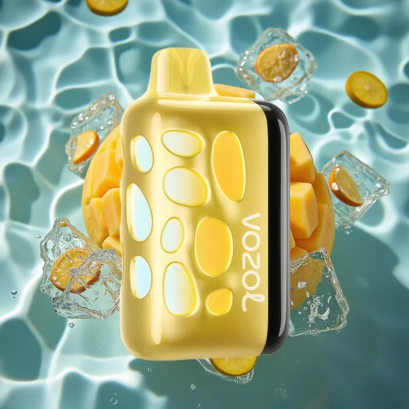 VOZOL RAVE 40000 Disposable Vape Mango Ice – 270° Glow, Beat-Synced Party Mode, 1000mAh - Bangvapeaustralia