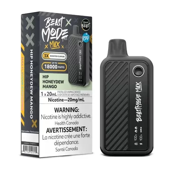 Flavour Beast Beast Mode Max 18K Disposable – 20ML – Hip Honeydew Mango - Ontario, Outside Ontario