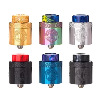 Wotofo SRPNT RDA Atomizer - Color#Black>Blue>Gold>Gun Metal>Rainbow>SS