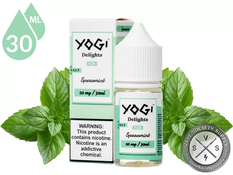 Spearmint Ice by YOGI Delights Salt 30ml - Vape Product, Vape Product