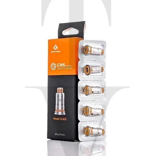 GEEKVAPE G SERIES COILS - Ohm#0.8 Ohm Mesh>0.6 Ohm Mesh Pod Formula