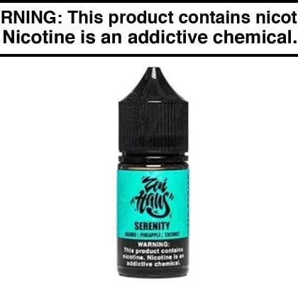 SERENITY BY ZEN HAUS SALTS 30ML - Vapejuice