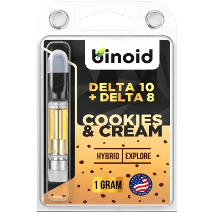 Binoid Delta 10 THC Vape Cartridge – Cookies & Cream