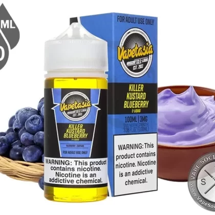 Killer Kustard Blueberry Vapetasia 100ml - Vape Product, Vape Product; NCDOR