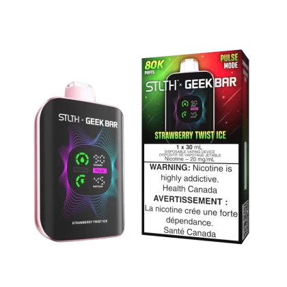 STLTH X GEEK BAR - Strawberry Twist Ice - 20 mg/mL (wholeseller) (SK) - Excise FED