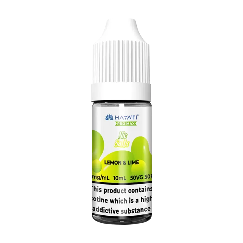 Lemon and Lime Nic Salt by Hayati Pro Max 10ml - 20mg - Vape Product