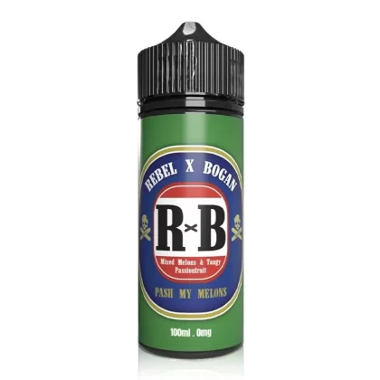 Pash My Melons By Rebel X Bogan 100ml Shortfill - Vape Store