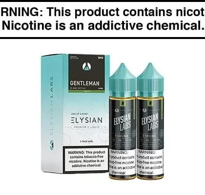 GENTLEMAN BY ELYSIAN 120ML - Vapejuice
