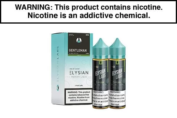 GENTLEMAN BY ELYSIAN 120ML - Vapejuice