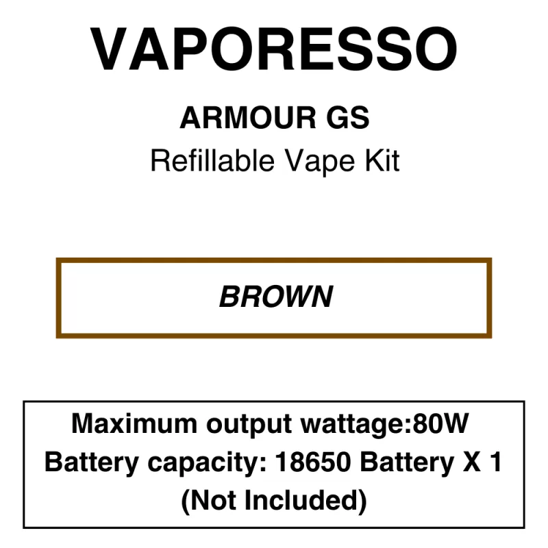 Vaporesso – Armour GS – Pod Mod Kit - Black, Blue - Image 3