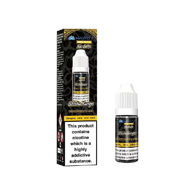 Hayati Pro Max Shisha Nic Salt E-Liquid Strawberry Laces