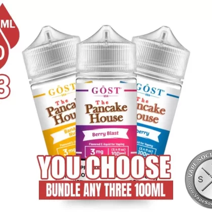 The Pancake House E-Juice Bundle 3x100ml (300ml)