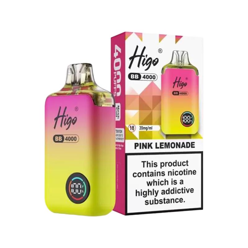 Higo BB 4000 Vape Kit - Strawberry Raspberry Cherry Ice - Ecigwizard - Image 3