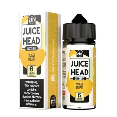 Sweet Cream Juice Head SubOhm E-Liquid 100mL