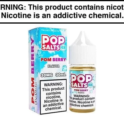 POM BERRY ICE BY POP SALTS 30ML - Vapejuice