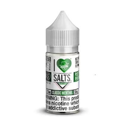 Mad Hatter I Love Salts Classic Menthol 30ml Nic Salt Vape Juice - Vape Product, Vape Product
