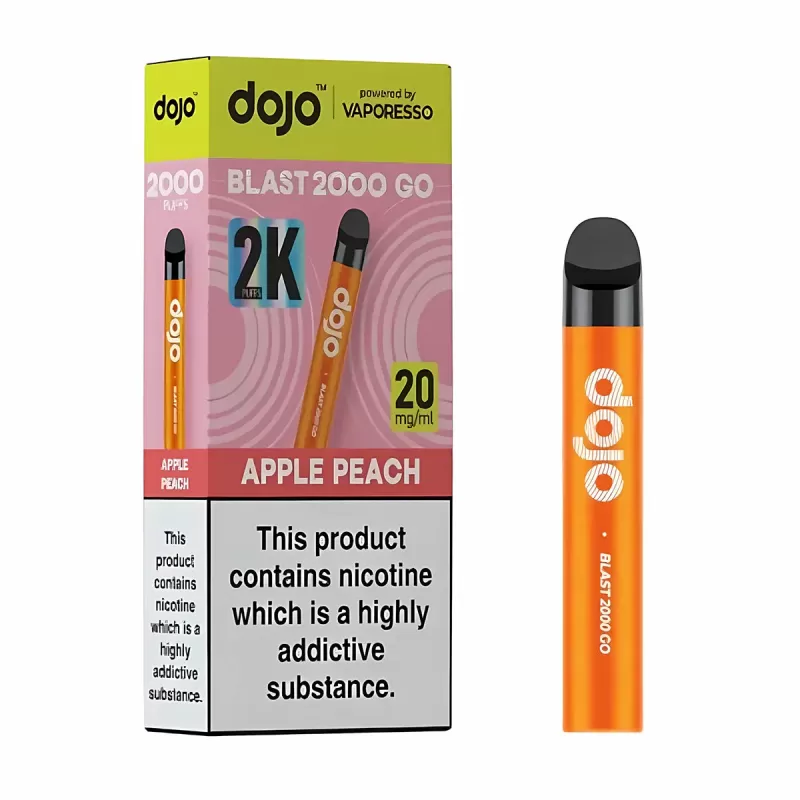 Vaporesso Dojo Blast 2000 Go Prefilled Pod Kit - Strawberry Kiwi - Vapourdeal Co - Image 2