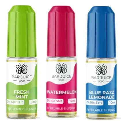 Bar Juice 5000 10ml Nic Salt 10mg & 20mg – Box of 10