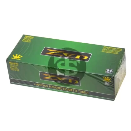 Zen Filter Tubes King Size Menthol 1 Carton of 200 - Vape Store