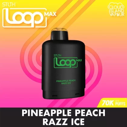 STLTH LOOP MAX 70K Pod Pack – Pineapple Peach Razz Ice