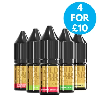 20mg (2%) Gold bar 10ml Nic Salt - Vape Co