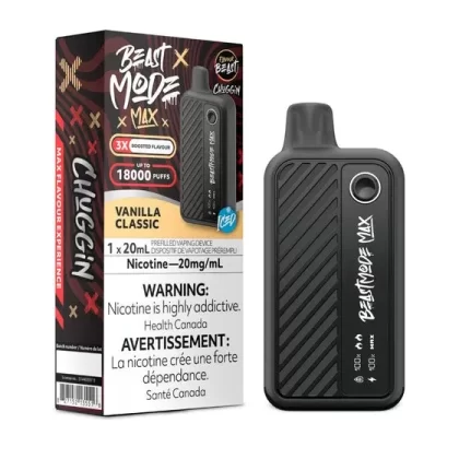 Flavour Beast Beast Mode Max 18K Disposable – Chuggin’ Vanilla Classic